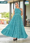 Padmamalini By Chansi Trendz Georgette Gown Suppliers In India